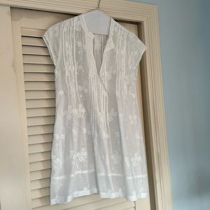 CP Shades Linen Embroidered Tunic.